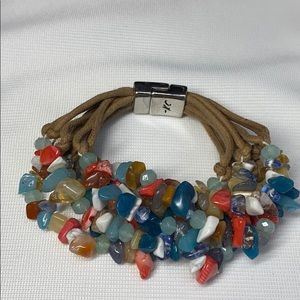 Kenneth Cole colorful stone bracelet